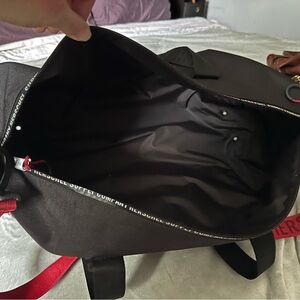 Herschel Supply Company Duffel Bag Black and Red with Spacious Design